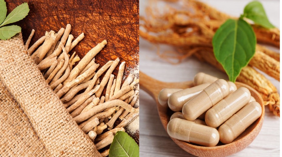 Ashwagandha Root with Ashwagandha capsules
